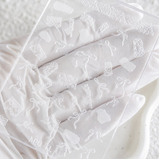 Coquette Lace & Bow Silicone Mold