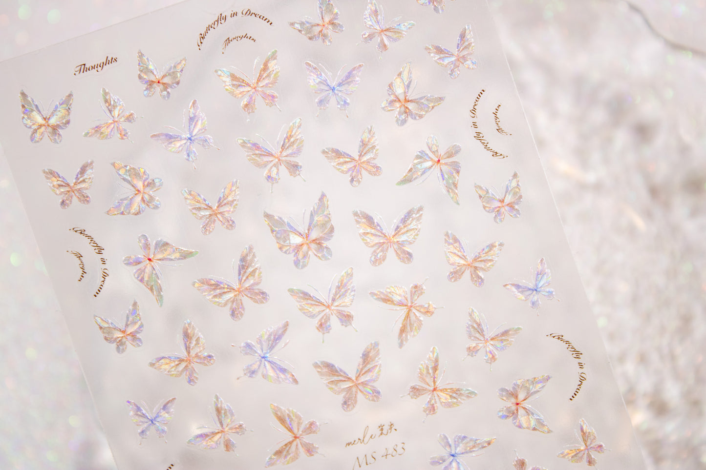 Dreamlight Butterfly Nail Sticker