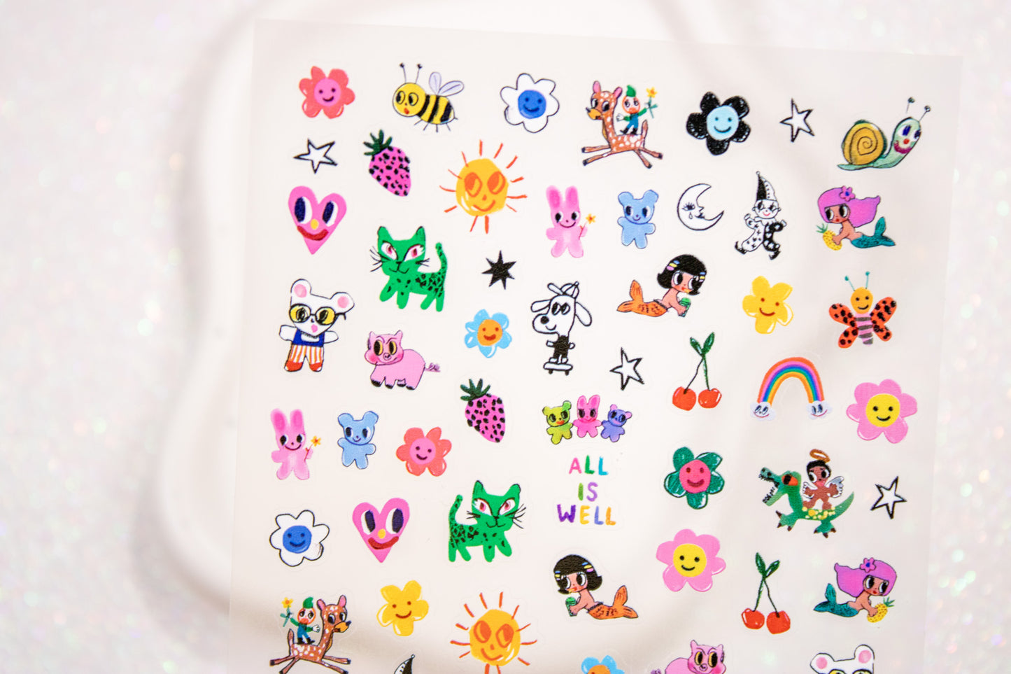 All Is Well Nail Sticker