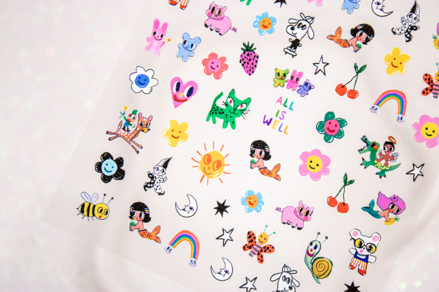 All Is Well Nail Sticker