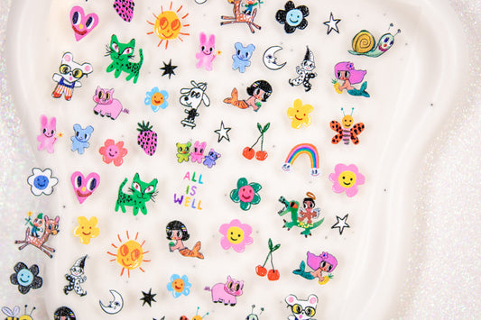 All Is Well Nail Sticker