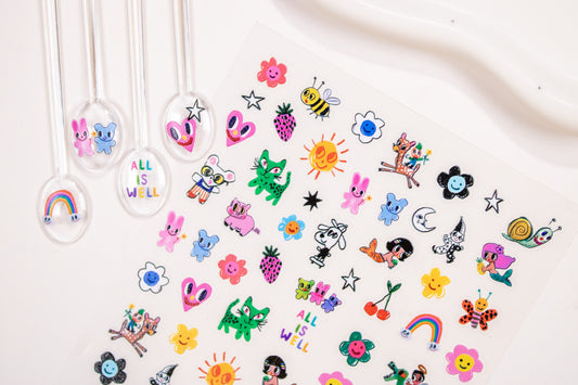 All Is Well Nail Sticker