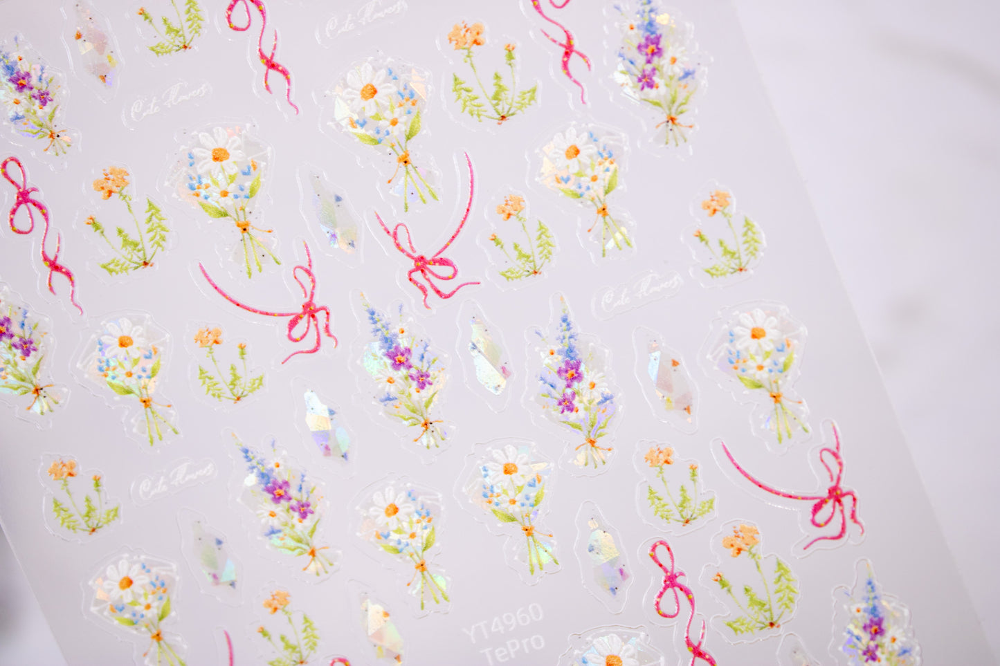 Bouquet Bloom Nail Sticker