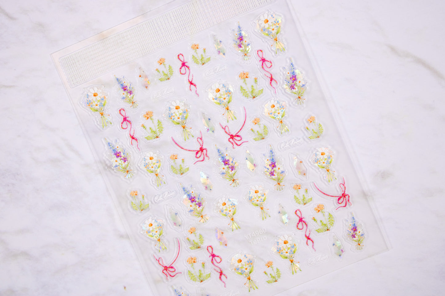 Bouquet Bloom Nail Sticker