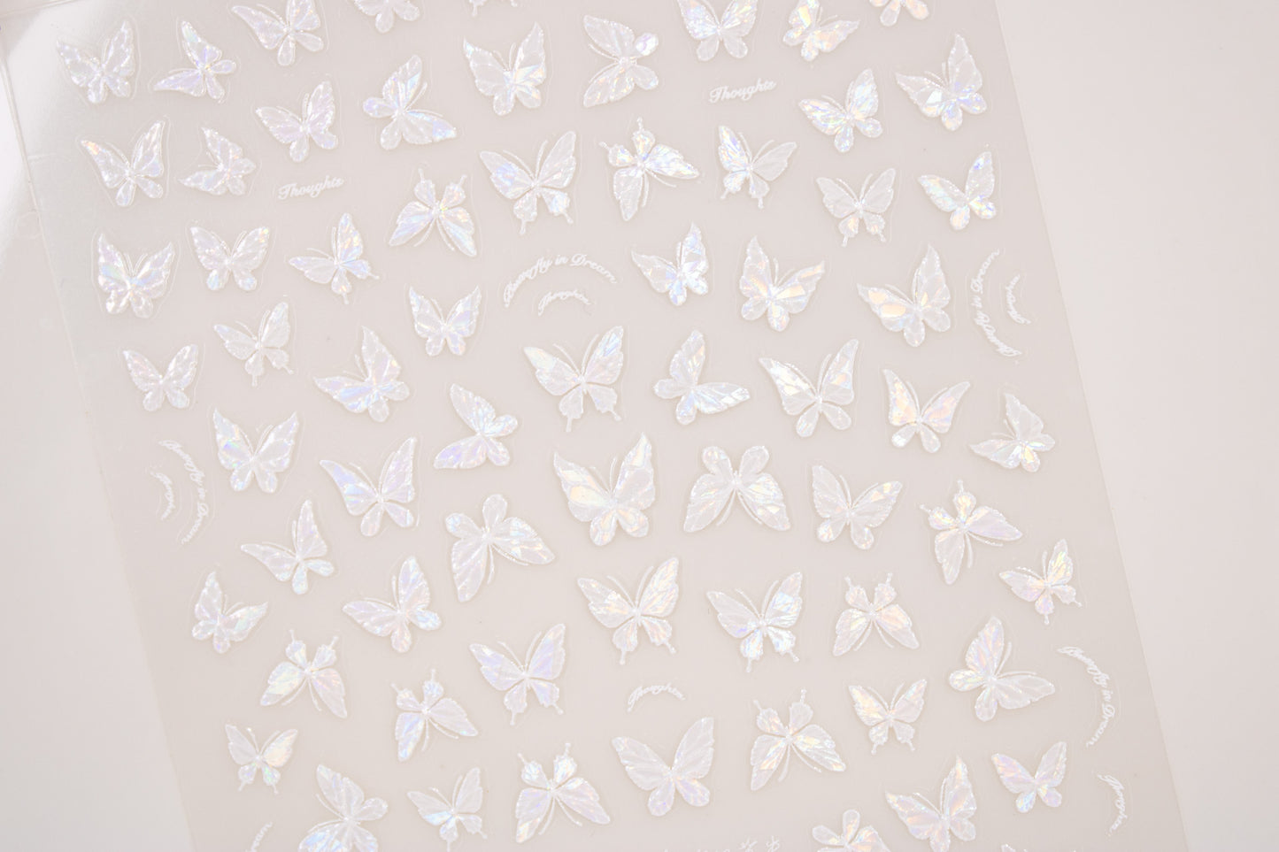 Shimmer Butterfly Nail Sticker