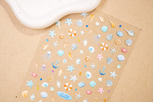 Ocean Breeze Nail Sticker