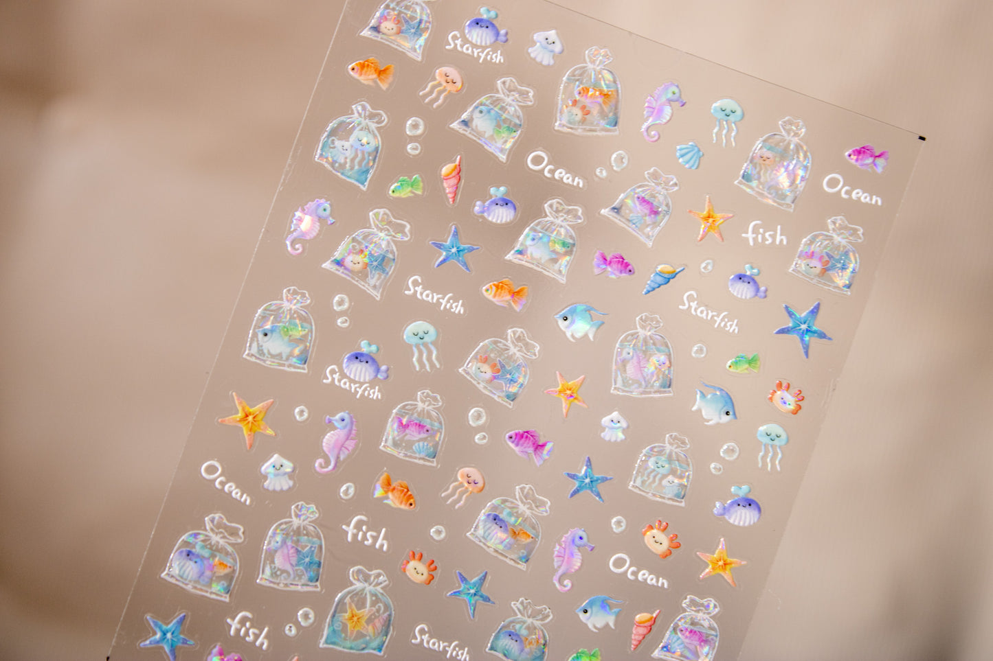 Ocean Friends Nail Sticker