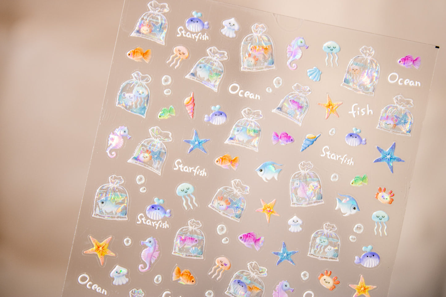 Ocean Friends Nail Sticker