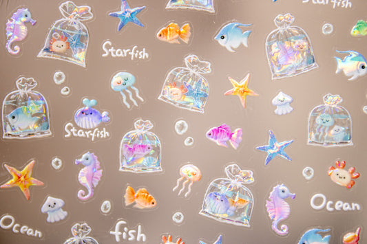 Ocean Friends Nail Sticker