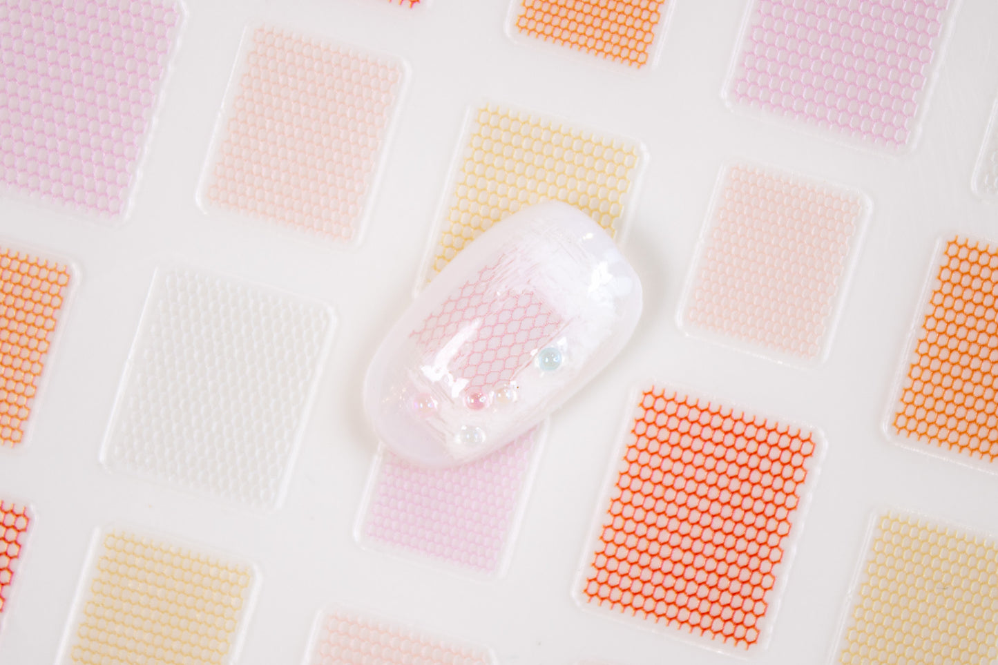 Mesh Pop Nail Sticker