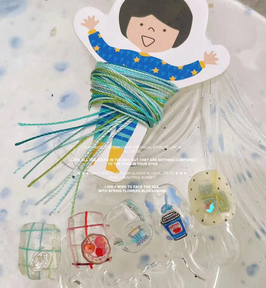 Rainbow Nail Threads