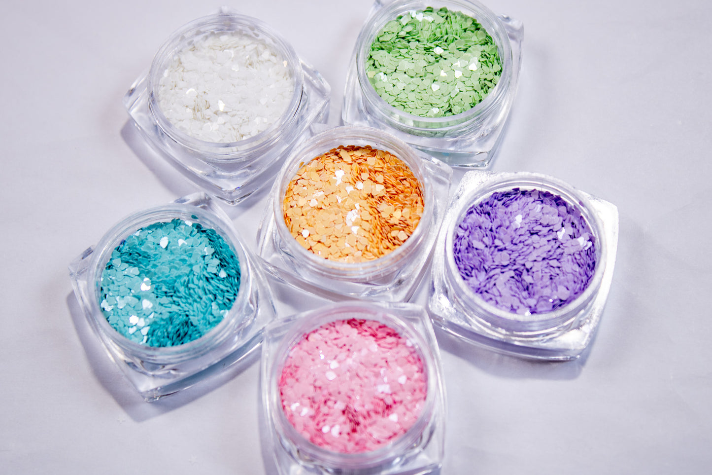 Mini Heart Glitter