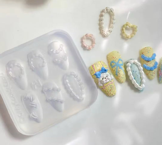 Whipped Cream Silicone Mold