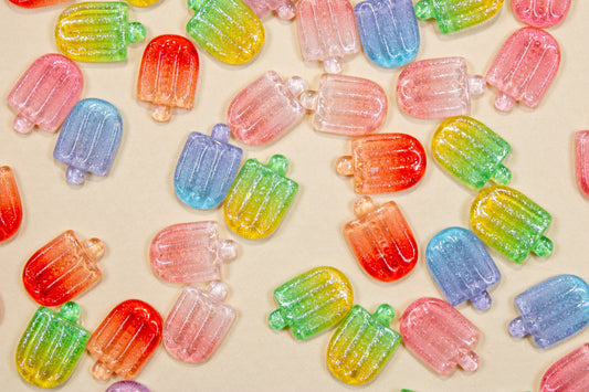 Mini Popsicle Nail Charms (6pc)