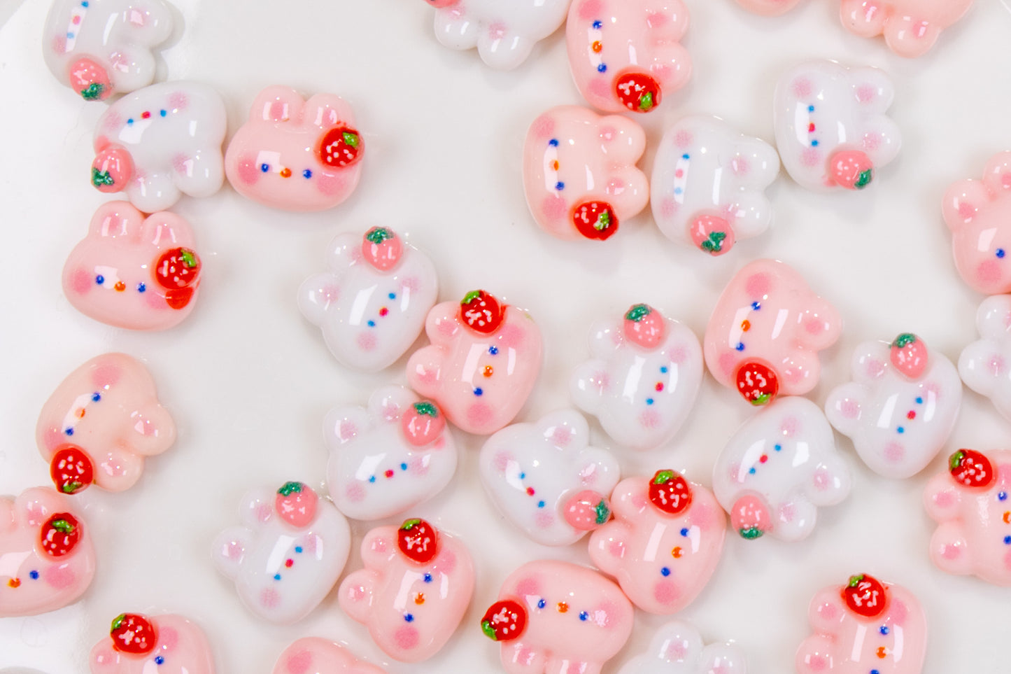Berry Bunny Nail Charms (2pc)