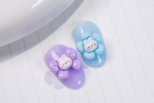 Honey Bunny Nail Charms (2pc)