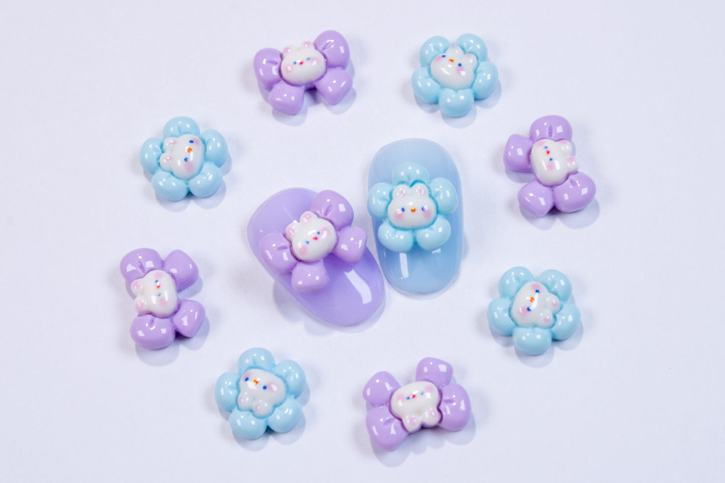 Honey Bunny Nail Charms (2pc)