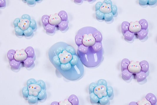 Honey Bunny Nail Charms (2pc)
