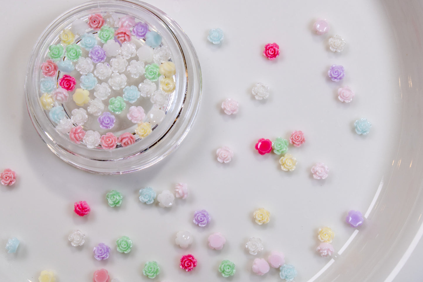 Sugar Bloom Nail Charms (20pc)