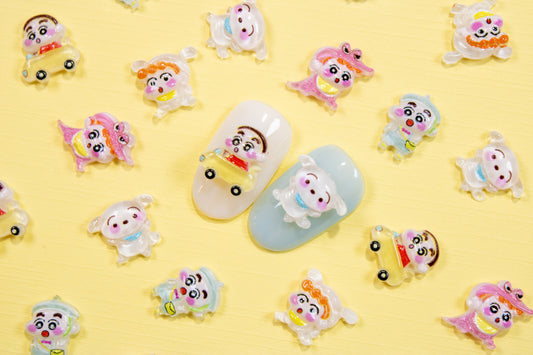 Crayon Adventure Nail Charms (5pc Set)