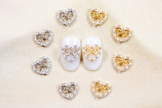 Lovely Bow Nail Charms (2pc)