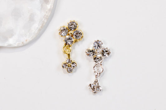 Clover Dangle Nail Charms (2pc)