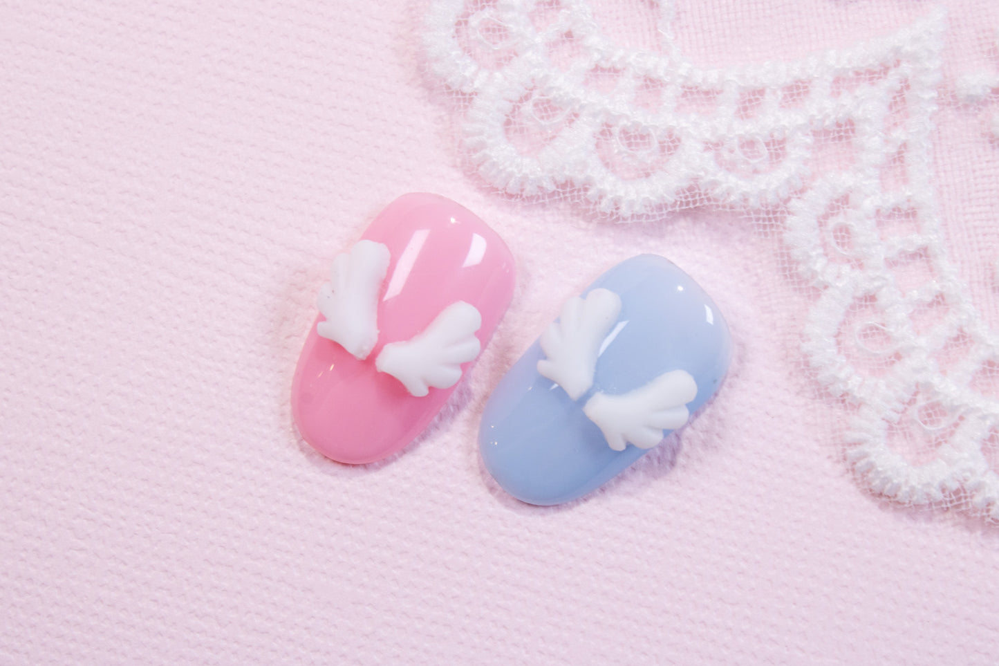 Angel Wing Nail Charms (5pc)
