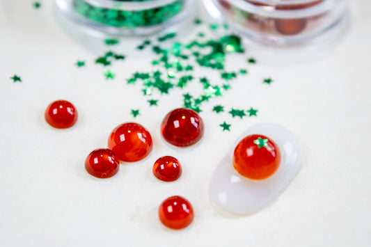 Juicy Tomato Nail Charm Set