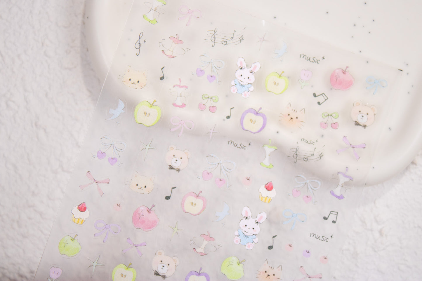 Musical Animal Nail Sticker