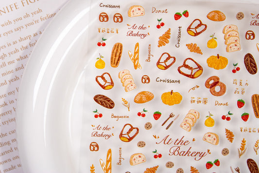 At the Bakery Nail Sticker