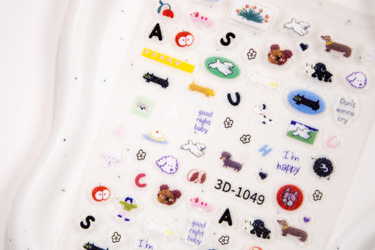 Happy Pup Nail Sticker