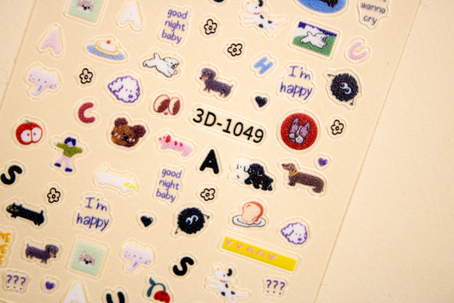 Happy Pup Nail Sticker