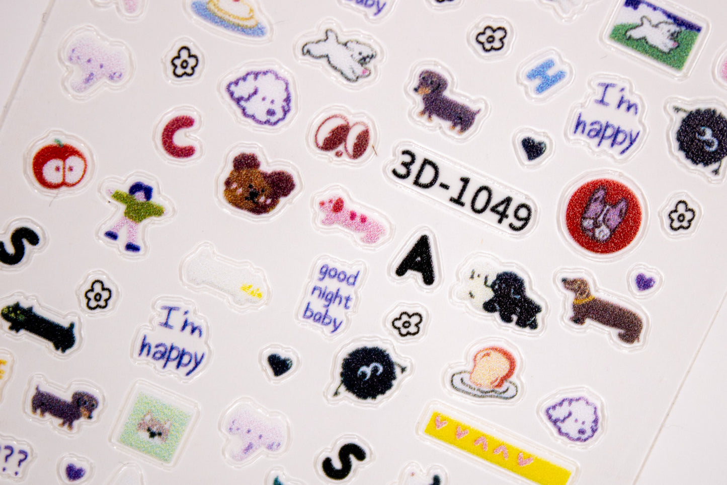 Happy Pup Nail Sticker