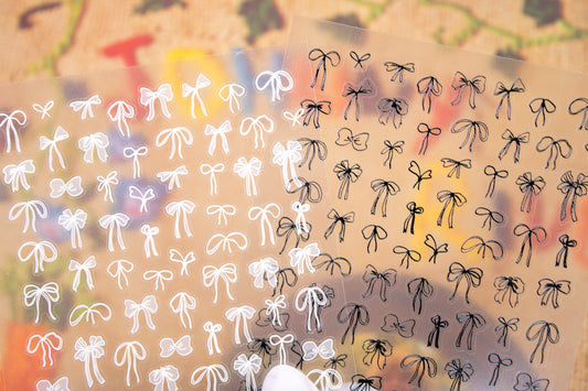 Mixed Bow Nail Sticker