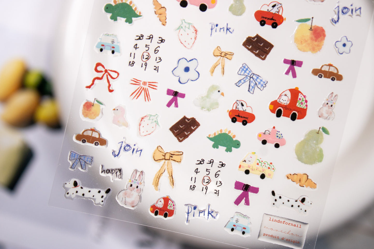 Peachy Nail Sticker