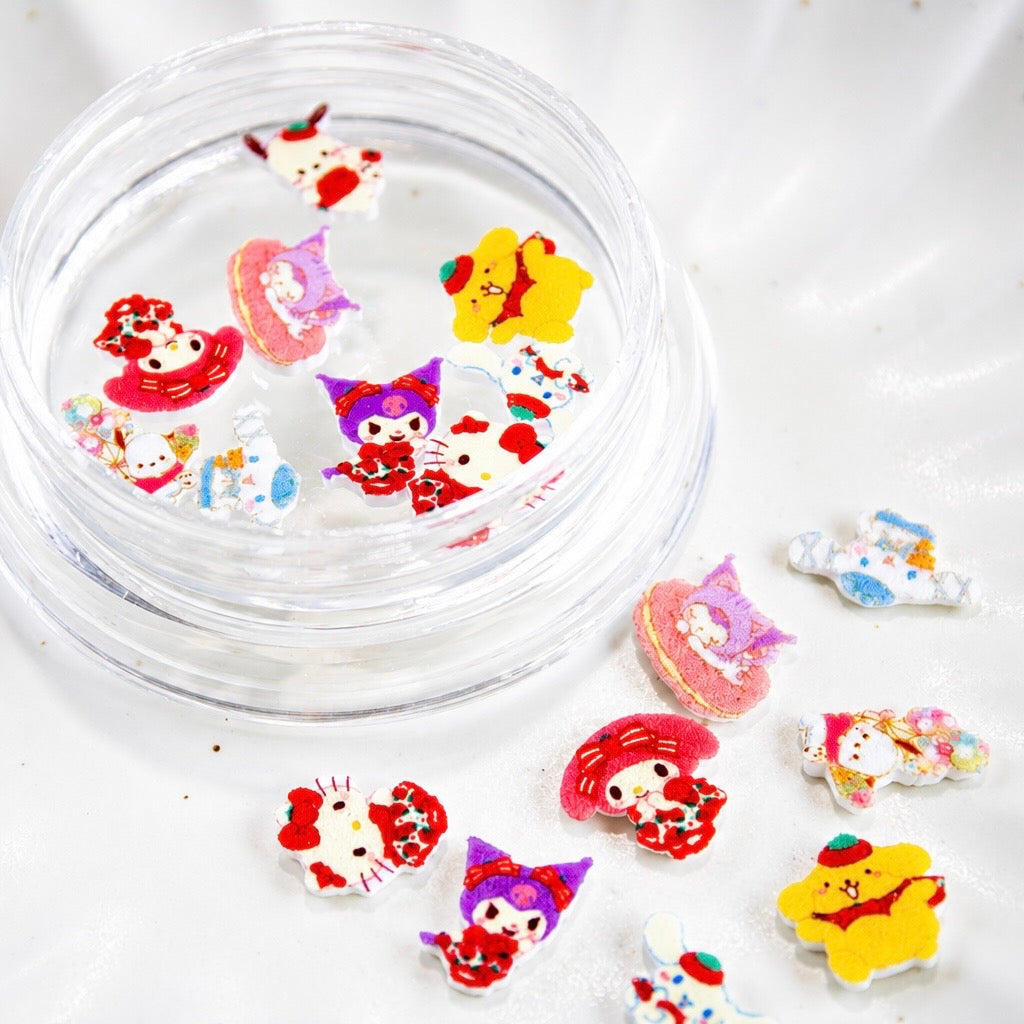 Kawaii Character Mix Nail Charms