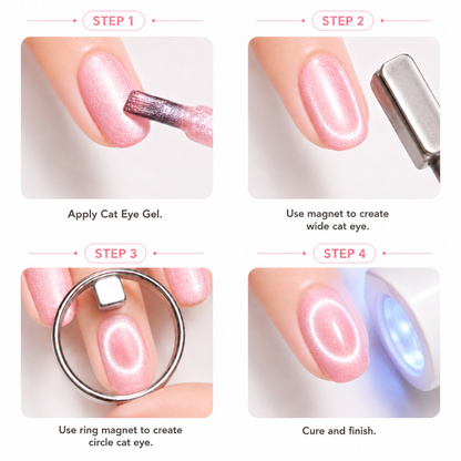 Halo Cat Eye Ring Magnet