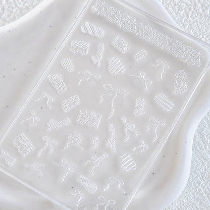 Coquette Lace & Bow Silicone Mold