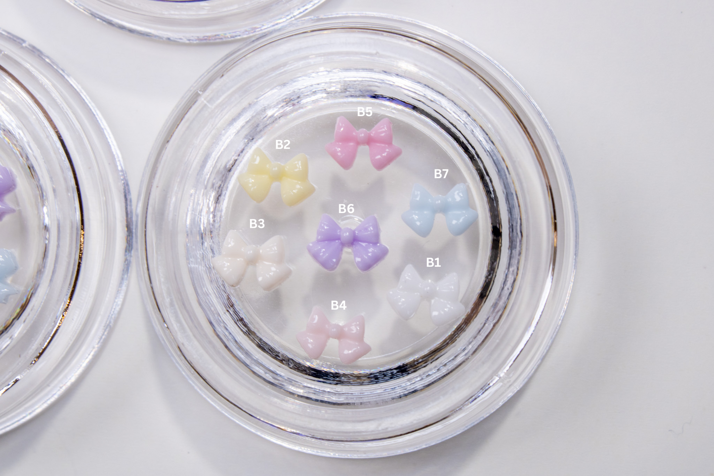 Candy Bow Nail Charms (10pc)
