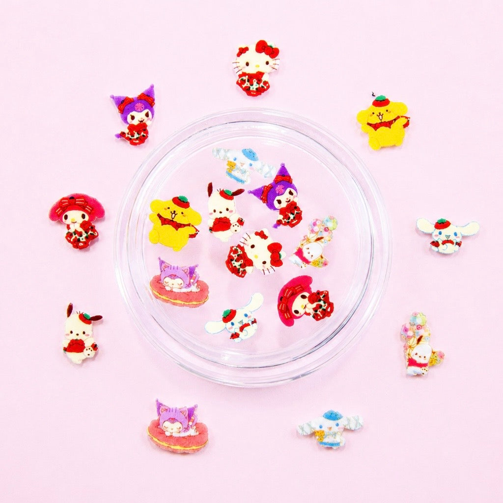 Kawaii Character Mix Nail Charms