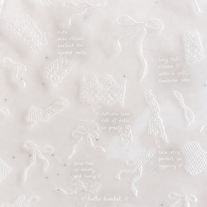 Coquette Lace & Bow Silicone Mold