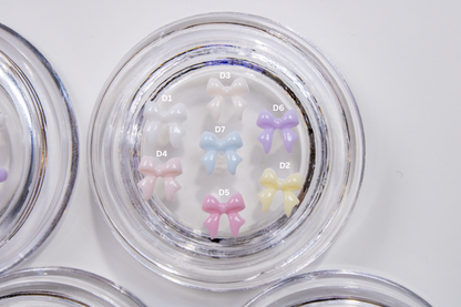 Candy Bow Nail Charms (10pc)
