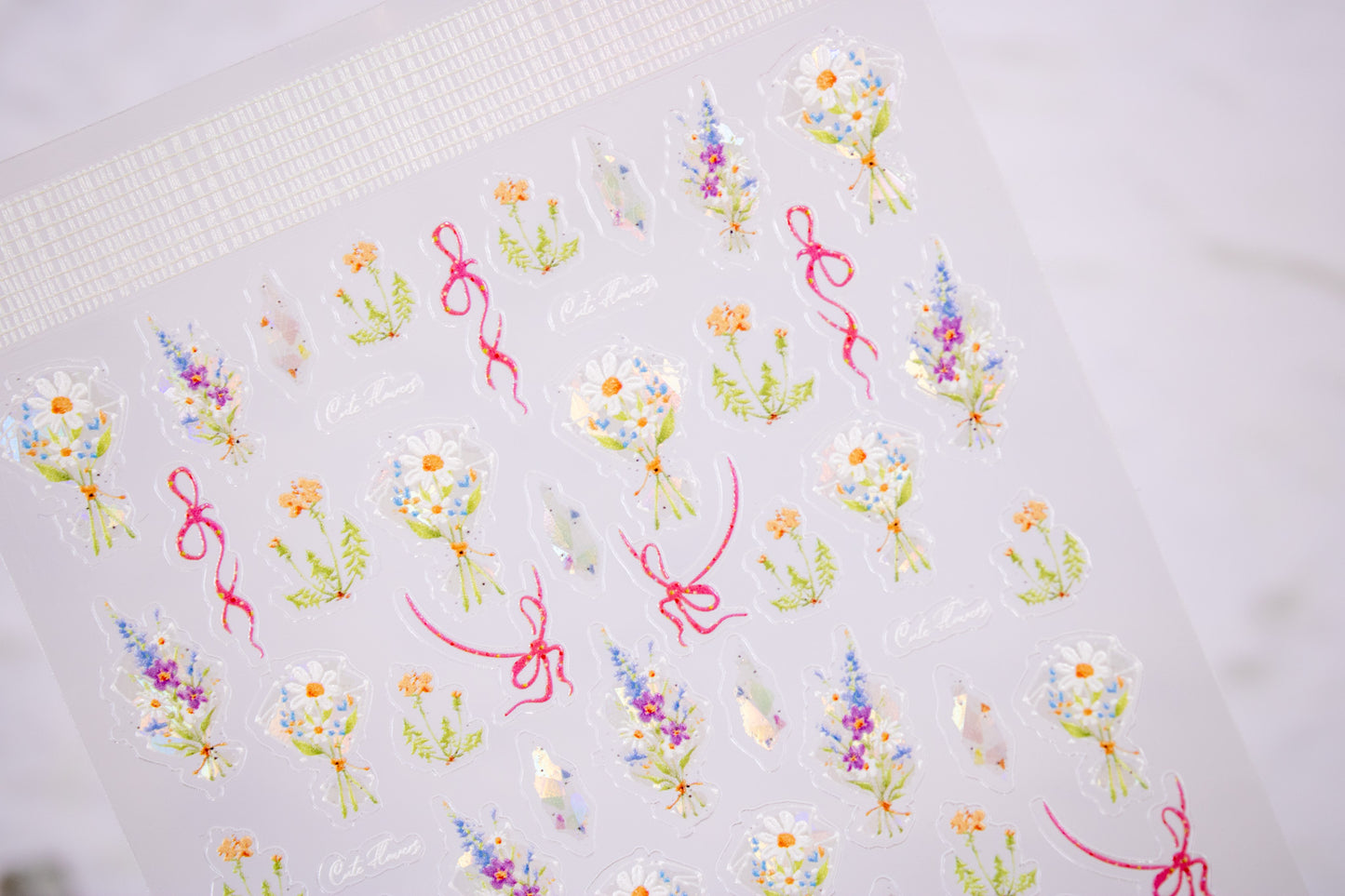Bouquet Bloom Nail Sticker
