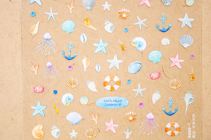 Ocean Breeze Nail Sticker