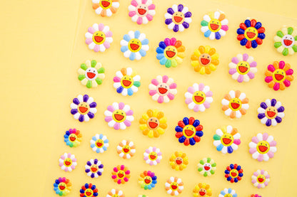 Smiley Daisy Nail Sticker