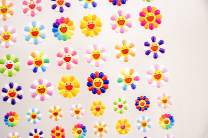 Smiley Daisy Nail Sticker