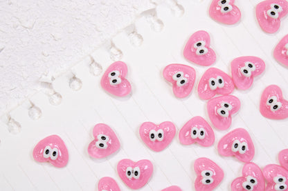 Heart Eyes Nail Charms (2pc)