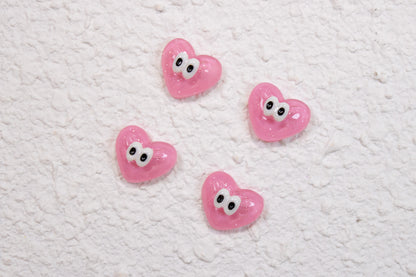Heart Eyes Nail Charms (2pc)