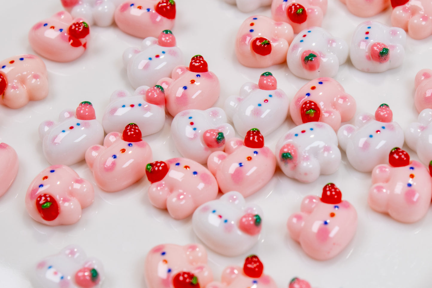 Berry Bunny Nail Charms (2pc)