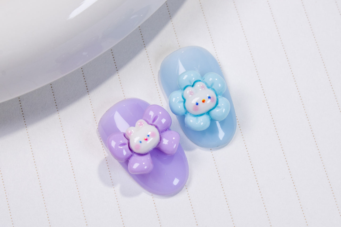 Honey Bunny Nail Charms (2pc)